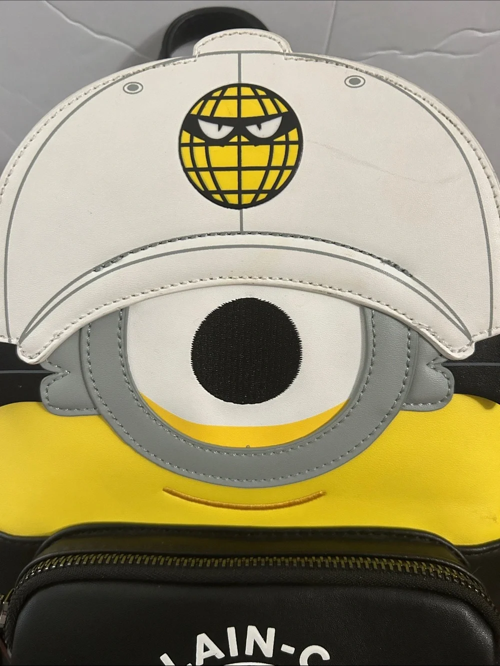 Universal Studios Villain-Con Minion Graphic Mini Backpack - Yellow & Black